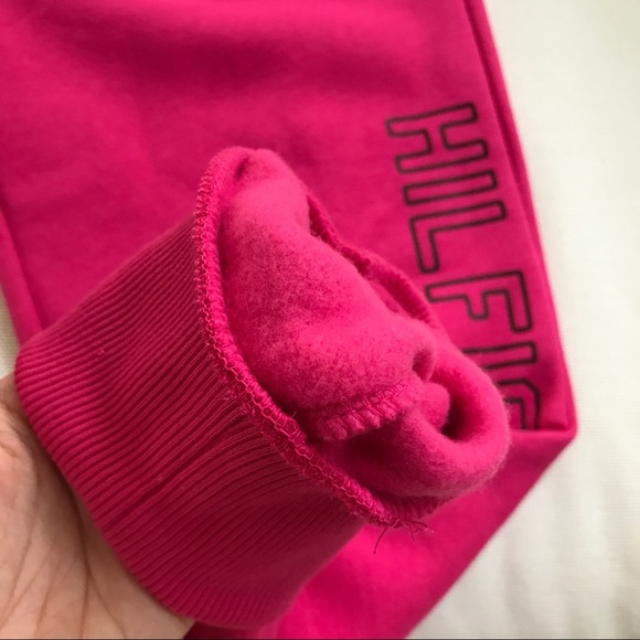 🆕TOMMY HILFIGER MEN LOGO RASPBERRY SORBET JOGGERS - Picture 6 of 15
